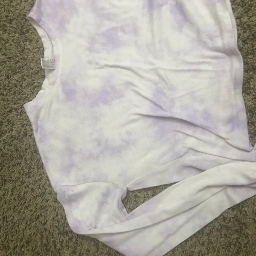 Long sleeve crop top
